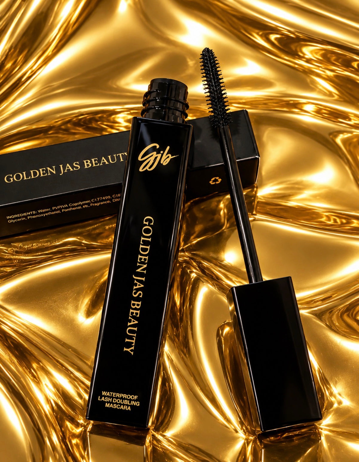 Goldenjasbeauty Waterproof Lash Doubling Mascara