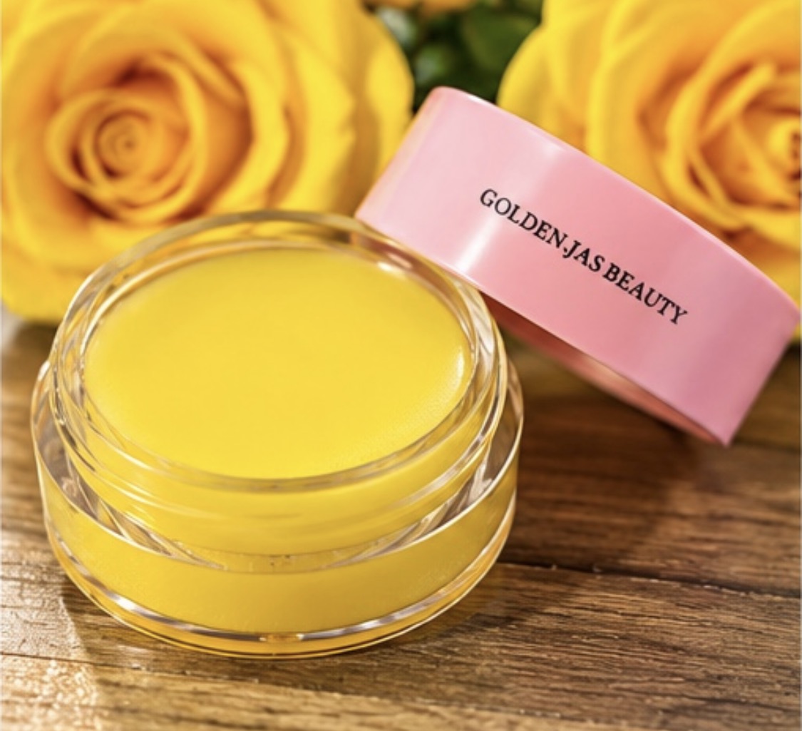 Goldenjasbeauty Soft Vanilla Lip Scrub + Balm 2-in-1